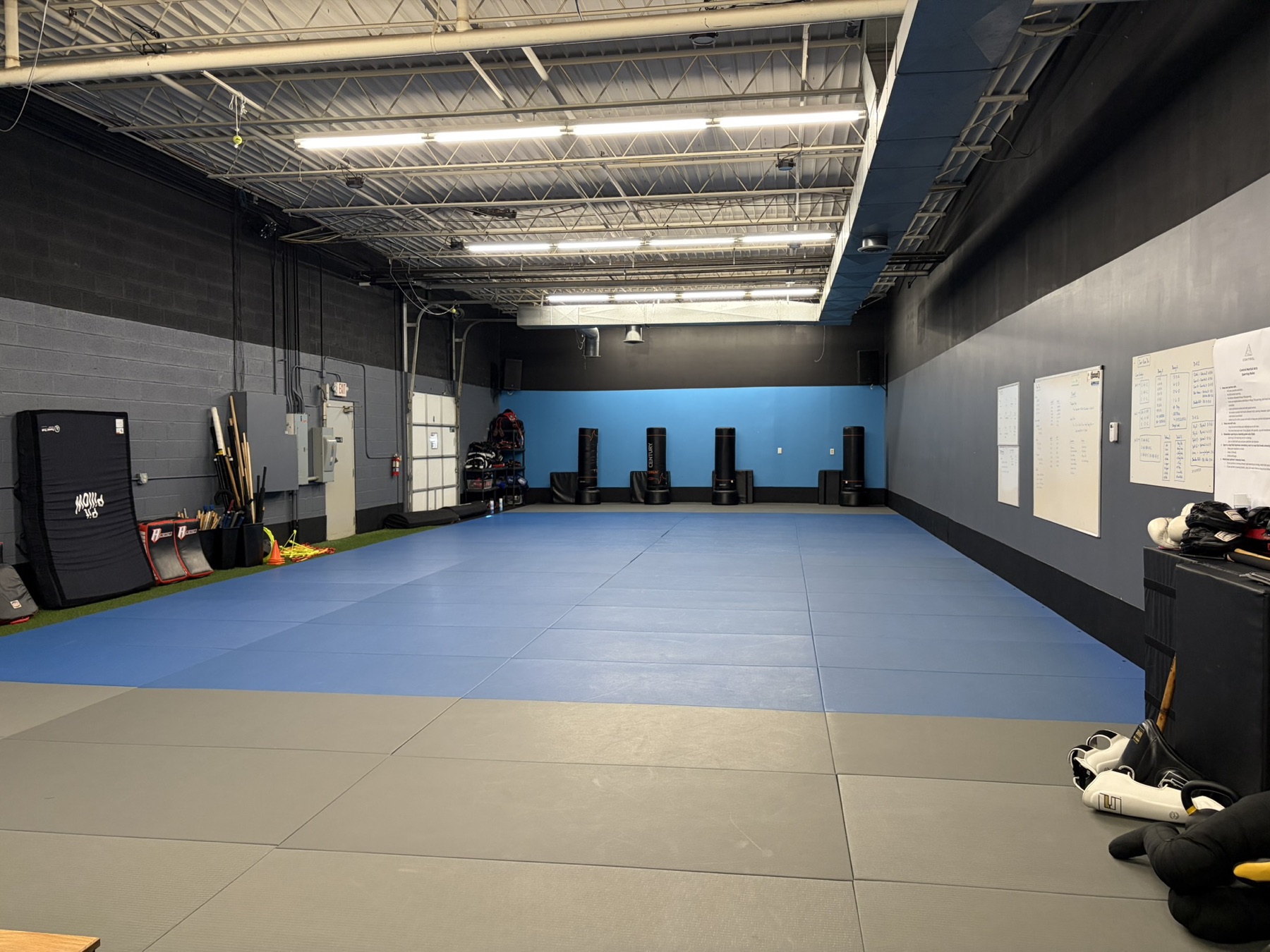 The open mat floor